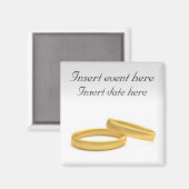 ゴールデンリングや輪日付を保存するマグネットテンプレート マグネット (正面/裏面)