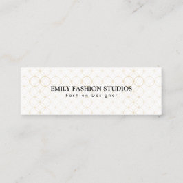 ゴールデンリングや輪 スキニー名刺