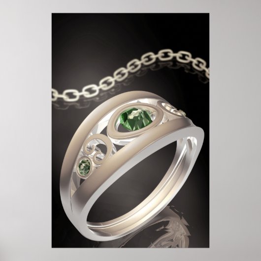 ゴールデンリングや輪 ポスター (正面)