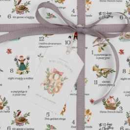 ゴールデンリングや輪 | 12クリスマス・ホリデー ギフトタグ