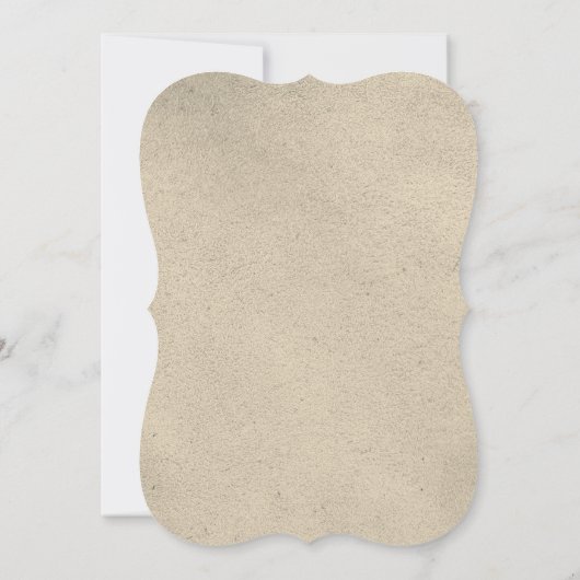 ゴールデンリースの葉 50周年結婚記念日招待状 招待状 (裏面)