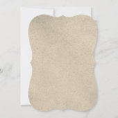 ゴールデンリースの葉 50周年 結婚記念日 招待状 (裏面)