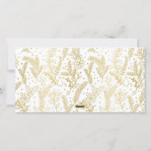 ゴールデンリースモノグラムホリデー2フォトカード シーズンカード (裏面)