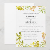 ゴールデンリービーボワ結婚ーズ 招待状 (正面/裏面)