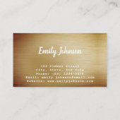 ゴールデンリーフスタイルソリューションズ名刺 名刺 (裏面)