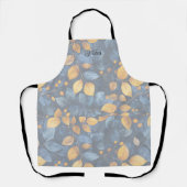 ゴールデンリーフドリームズオータム自然美しい エプロン (正面)