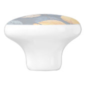 ゴールデンリーフドリームズオータム自然美しい セラミックノブ (側面)