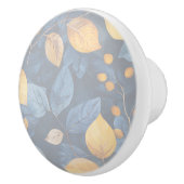 ゴールデンリーフドリームズオータム自然美しい セラミックノブ (右)