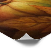 ゴールデンリーフフェアリー – イーサリーアルオータムウォールアートプリント ポスター (角)