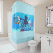 ゴールデンリーフマーメイド シャワーカーテン (インサイチュ)