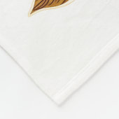 ゴールデンリーフラグジュアリー フリースブランケット (角)