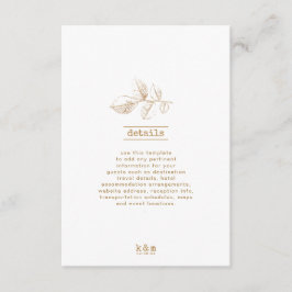 ゴールデンリーフ結婚の詳細2 ID655 エンクロージャーカード