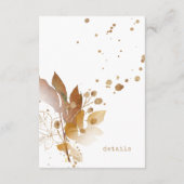 ゴールデンリーフ結婚の詳細2 ID655 エンクロージャーカード (裏面)