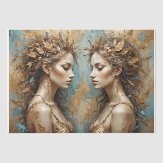 ゴールデンリーブスシスターズのデクページ 薄葉紙 (正面)