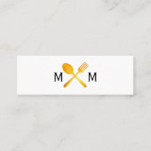 ゴールデンルクセンフードツールモノグラム スキニー名刺 (正面)