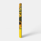 ゴールデンルデベキア黒い目スーザン花 SAMSUNG GALAXYケース (左側面)