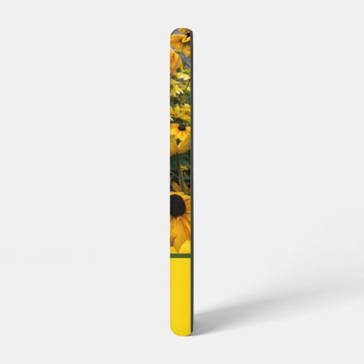 ゴールデンルデベキア黒い目スーザン花 SAMSUNG GALAXYケース (左側面)