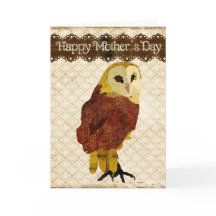ゴールデンルビーフクロウマザーズデイカード