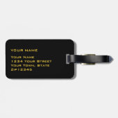 ゴールデンルースター年2017ペーパーカット荷物タグ ラゲッジタグ (裏面横)