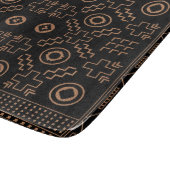 ゴールデンルーツ：ブラック&トリバルモロッコエレガンス カッティングボード (角)