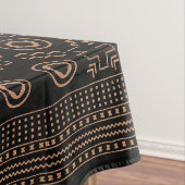 ゴールデンルーツ：ブラック&トリバルモロッコエレガンス テーブルクロス (インサイチュ)