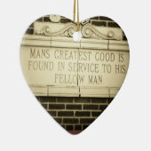 ゴールデンルールオールド英語 セラミックオーナメント (右)