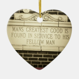 ゴールデンルールオールド英語 セラミックオーナメント