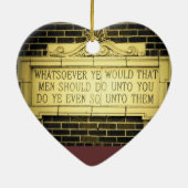 ゴールデンルールオールド英語 セラミックオーナメント (裏面)