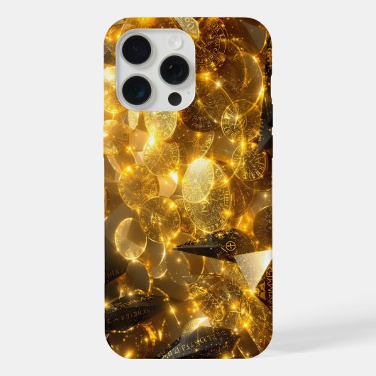 ゴールデンルーンコイン iPhoneケース (裏面)