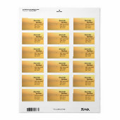 ゴールデンレイクウィズボートランチョンマット ラベル (フルシート)