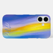 ゴールデンレイモダン抽象芸術 Case-Mate iPhoneケース (裏面 (横))