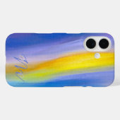 ゴールデンレイモダン抽象芸術 Case-Mate iPhoneケース (裏面 (横))