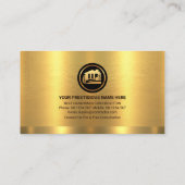 ゴールデンレイヤ金ゴールド建築ツール 名刺 (裏面)