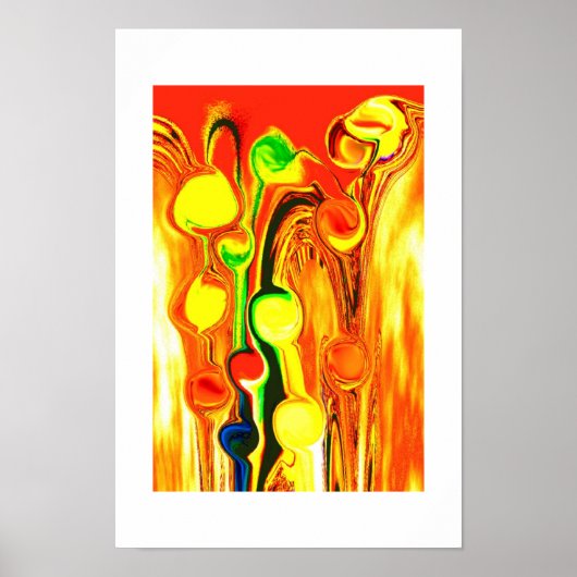 ゴールデンレインアート ポスター (正面)