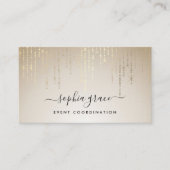 ゴールデンレインシグネチャースクリプト 名刺 (正面)