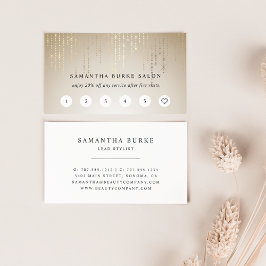 ゴールデンレインストリングライトロイヤリティカード ロイヤリティカード