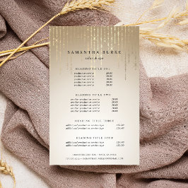 ゴールデンレインストリングライト価格とサービス チラシ