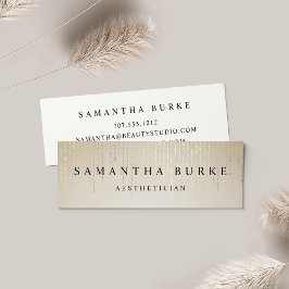 ゴールデンレインストリングライト スキニー名刺