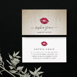 ゴールデンレインメイクアップアーティストリップ 名刺