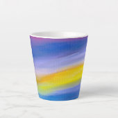 ゴールデンレイ アブストラクト カフェラテマグ (正面)