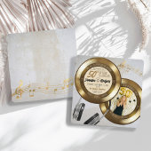 ゴールデンレコード レトロ フォト 50歳の誕生日 招待状