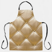 ゴールデンレザーの表皮がクローズアップ エプロン (正面)