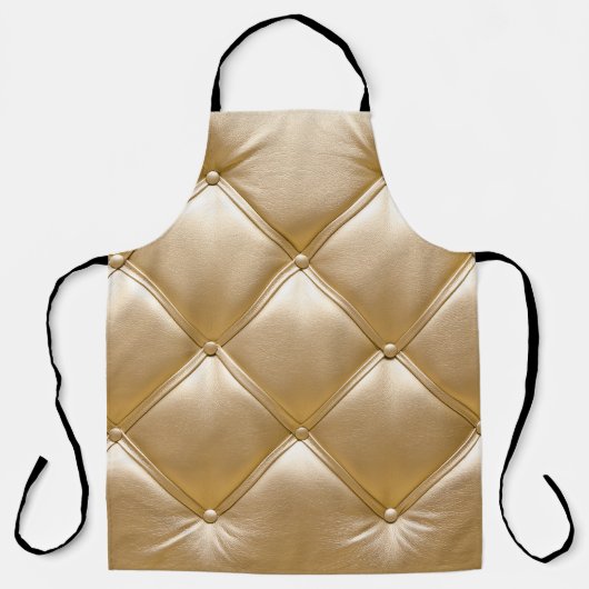 ゴールデンレザーの表皮がクローズアップ エプロン (正面)