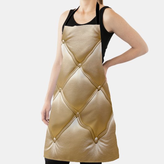 ゴールデンレザーの表皮がクローズアップ エプロン (インサイチュ)