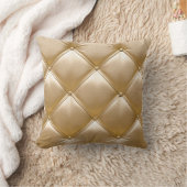 ゴールデンレザーの表皮がクローズアップ クッション (ブランケット)