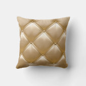 ゴールデンレザーの表皮がクローズアップ クッション (裏面)