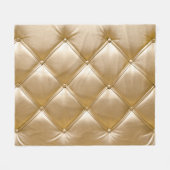 ゴールデンレザーの表皮がクローズアップ フリースブランケット (正面(横))