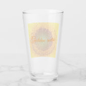 ゴールデンレシオヒマワリ タンブラーグラス (裏面)