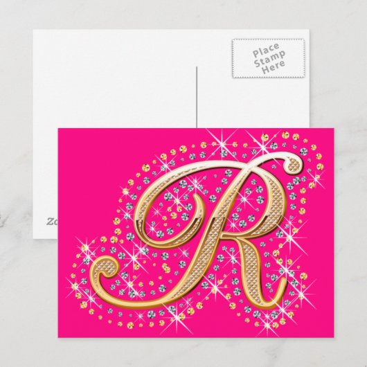 ゴールデンレターR – はがき (正面/裏面)