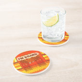 ゴールデンレッドア伝統的フリカおもしろいカラーズアムボー コースター (側面)